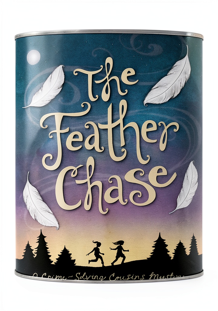 Installing The Crime-Solving Cousins Mysteries Book 1 by Sienna Bay Press on a wooden desk