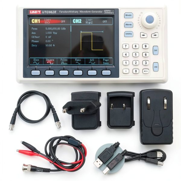 UNI-T UTG962E Handheld 60MHz 2 Channel Arbitrary Waveform Generator-0