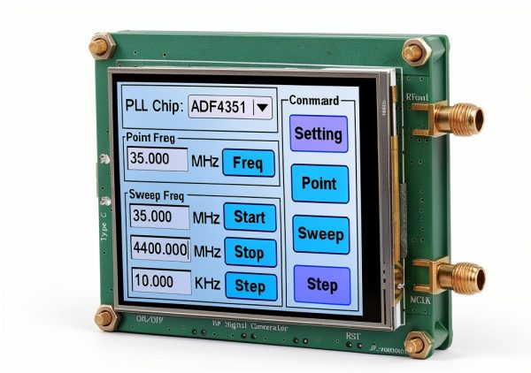 Generator Walfront ADF4351 with Full Touch Screen and SMA Female-4