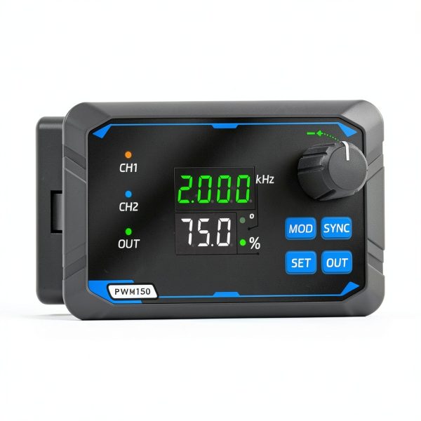 Dual-Channel Signal Generator TKXEC DC 5-24V 1Hz‑150kHz Phase Control-0