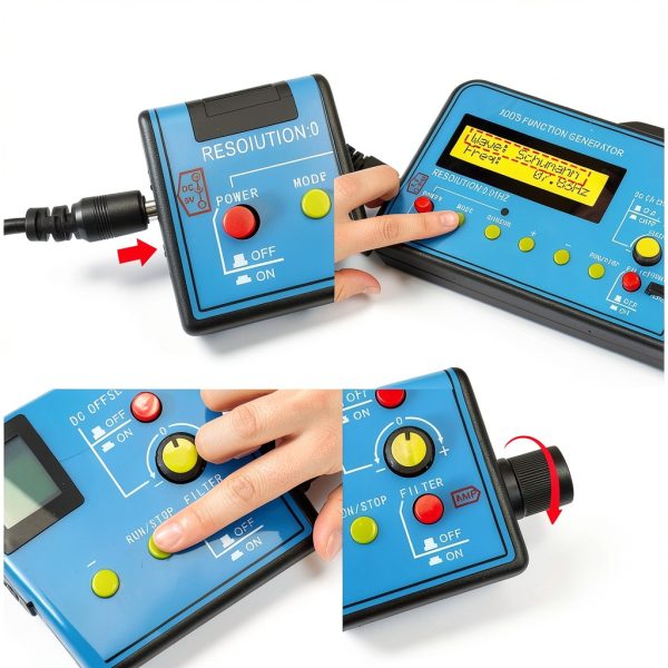 1Hz - 500KHz Frenquency Generator, Rife Machine, Schumann Resonance Generator, Frequency Healing Device, Sine, Square, Sawtooth Waveform Output, rife Machine-2