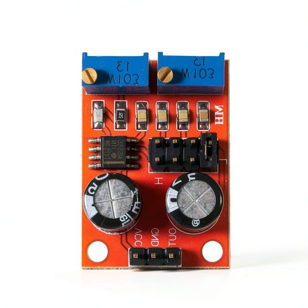 5Pcs NE555 Signal Generator Module 5V-15V Adjustable Frequency Duty Cycle Square Wave Output for Stepper Motor Driver, 4.2-11.4V Rectangular Wave Generator-2