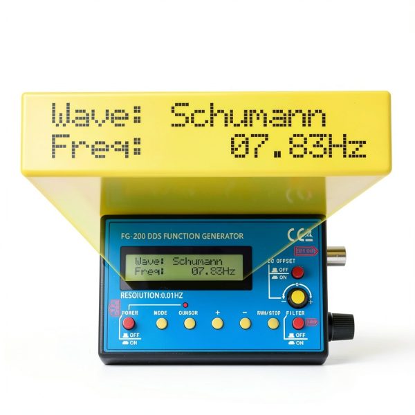 1Hz-500kHz DDS Signal Generator with Schumann Resonator, Portable Multifunction Waveform Generator with AC/DC Power, Ideal for Oscilloscope Calibration, Audio Testing, and Stress Relief-5