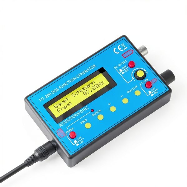 1Hz-500kHz DDS Signal Generator with Schumann Resonator, Portable Multifunction Waveform Generator with AC/DC Power, Ideal for Oscilloscope Calibration, Audio Testing, and Stress Relief-6