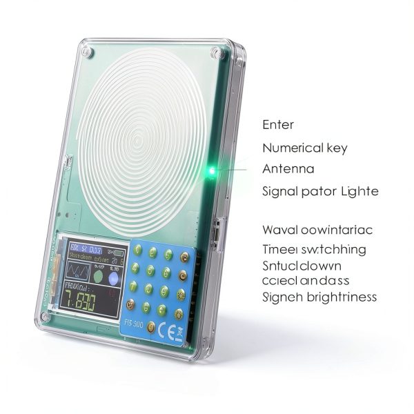 7.83Hz Schumann Resonance Generator Battery Powered, Ultra Low Frequency Generator for Healing, 0.001Hz-200KHz Adjustable Schumann Sine Wave Resonance Generator, Frequency Healing Device-2