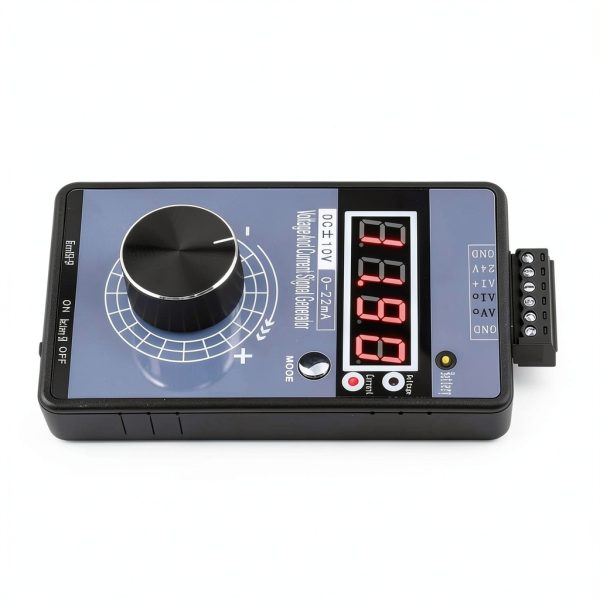 Adjustable 4-20mA Signal Generator Current Voltage Analog Simulator 0-10V/0-22mA Signal Sources for Value Adjusting PLC Controller Panel LED Testing Calibration-2