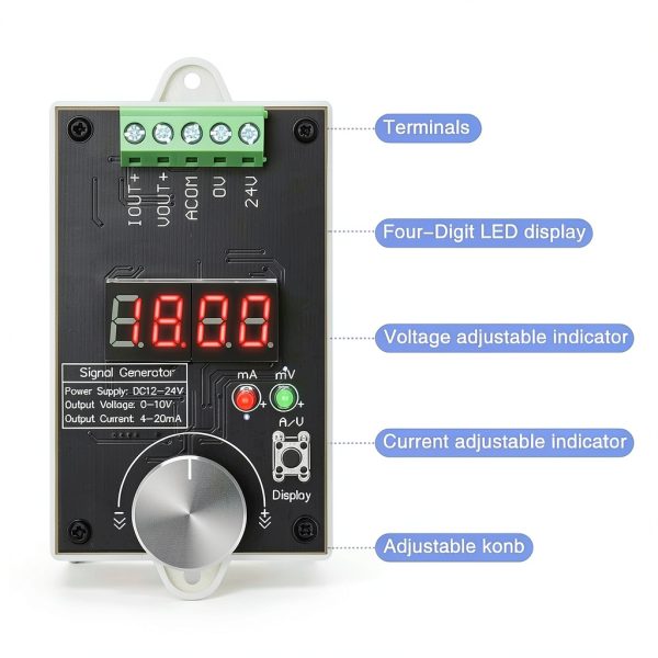 Adjustable Signal Generator Briidea 0-10V DC 4-20mA Function Generator-2