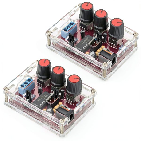 Signal Generator Kit,，2PCS XR2206 Precise Function Signal Generator Frequency Module Sine Triangle Square Output Adjustable-0