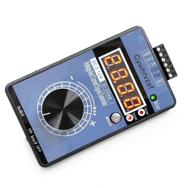 4-20mA 0-10V Signal Generator,Adjustable Voltage Current Simulator,for PLC Debugging, 0-22mA Sink Source for Transmitter,Built-in Rechargeable Battery-4