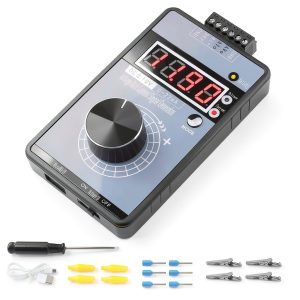 Adjustable 4-20mA Signal Generator Current Voltage Analog Simulator 0-10V/0-22mA Signal Sources for Value Adjusting PLC Controller Panel LED Testing Calibration-0
