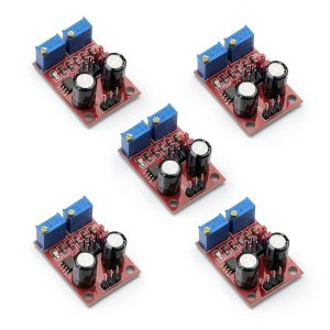 5Pcs NE555 Signal Generator Module 5V-15V Adjustable Frequency Duty Cycle Square Wave Output for Stepper Motor Driver, 4.2-11.4V Rectangular Wave Generator-0