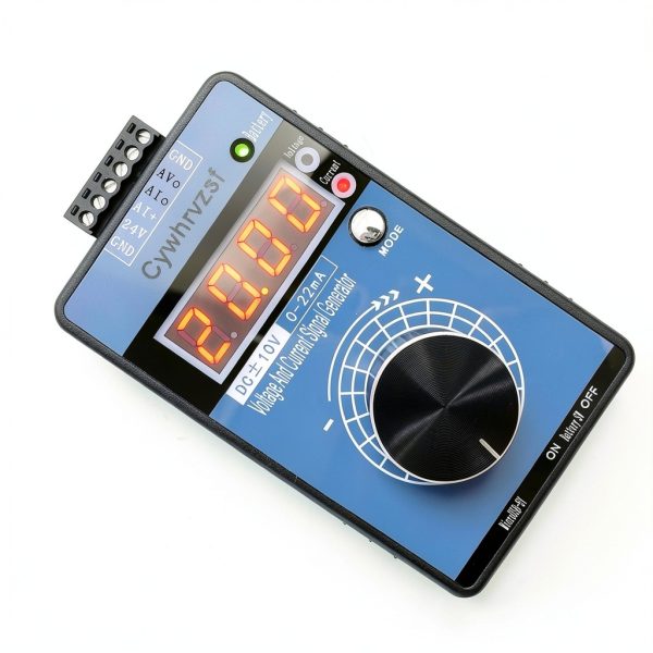 4-20mA 0-10V Signal Generator,Adjustable Voltage Current Simulator,for PLC Debugging, 0-22mA Sink Source for Transmitter,Built-in Rechargeable Battery-1