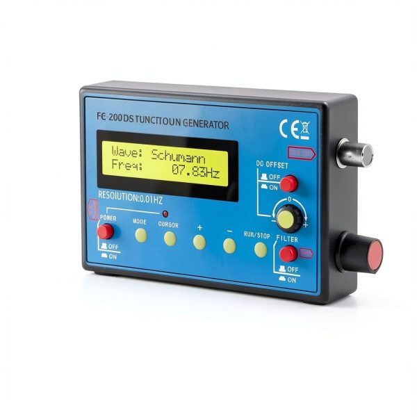 1Hz-500kHz DDS Signal Generator with Schumann Resonator, Portable Multifunction Waveform Generator with AC/DC Power, Ideal for Oscilloscope Calibration, Audio Testing, and Stress Relief-4
